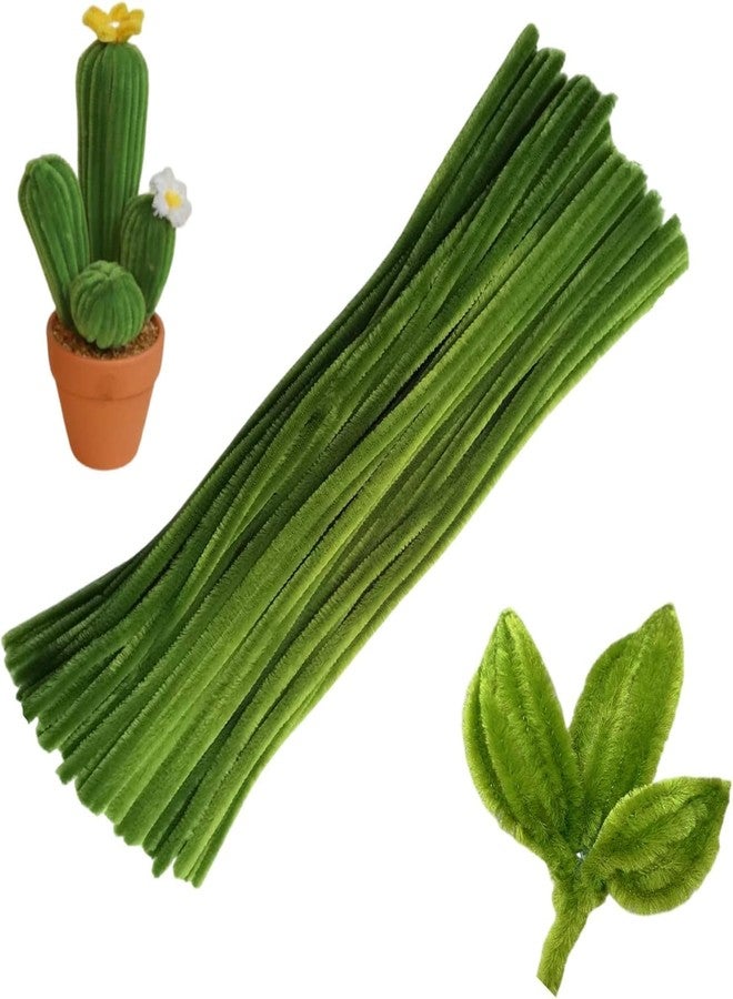 Velme Craft 100Pc Pipe Cleaners Craft Set | Chenille Stem Fuzzy Sticks DIY Craft Supplies for Art Projects Activities, Decorations, Flower Making, Modeling & Sculpting (Mehandi) - Image 1